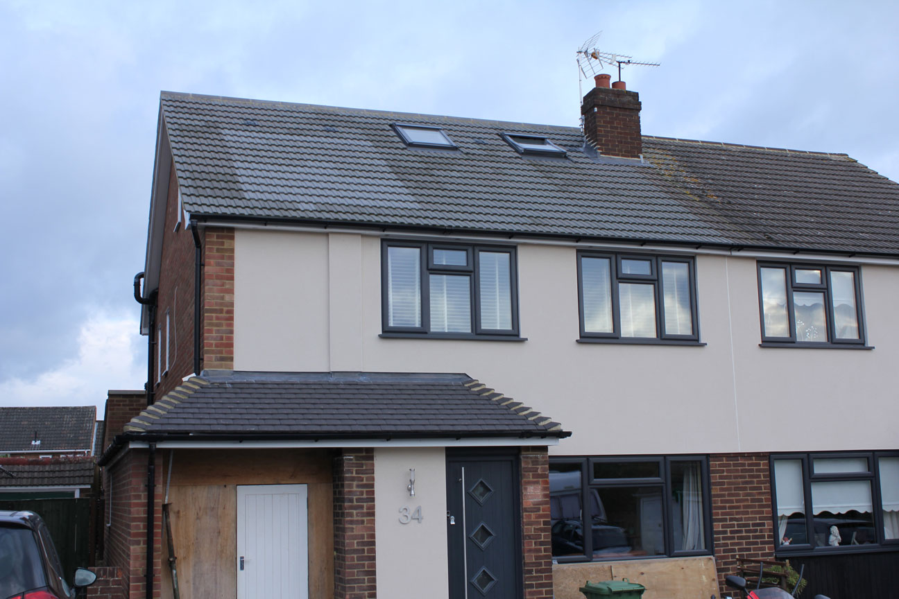 Cheshunt Hip to Gable loft conversion and extension project