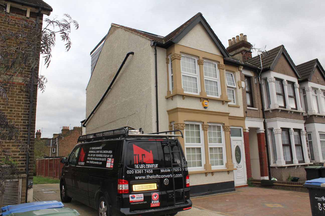 Enfield L shape loft conversion with bespoke bathroom project